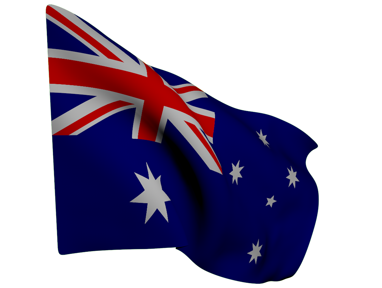 flag australia, blue, star